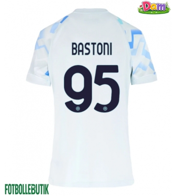 Inter Milan Alessandro Bastoni #95 Bortatröja Kvinnor 2025-26 Kortärmad